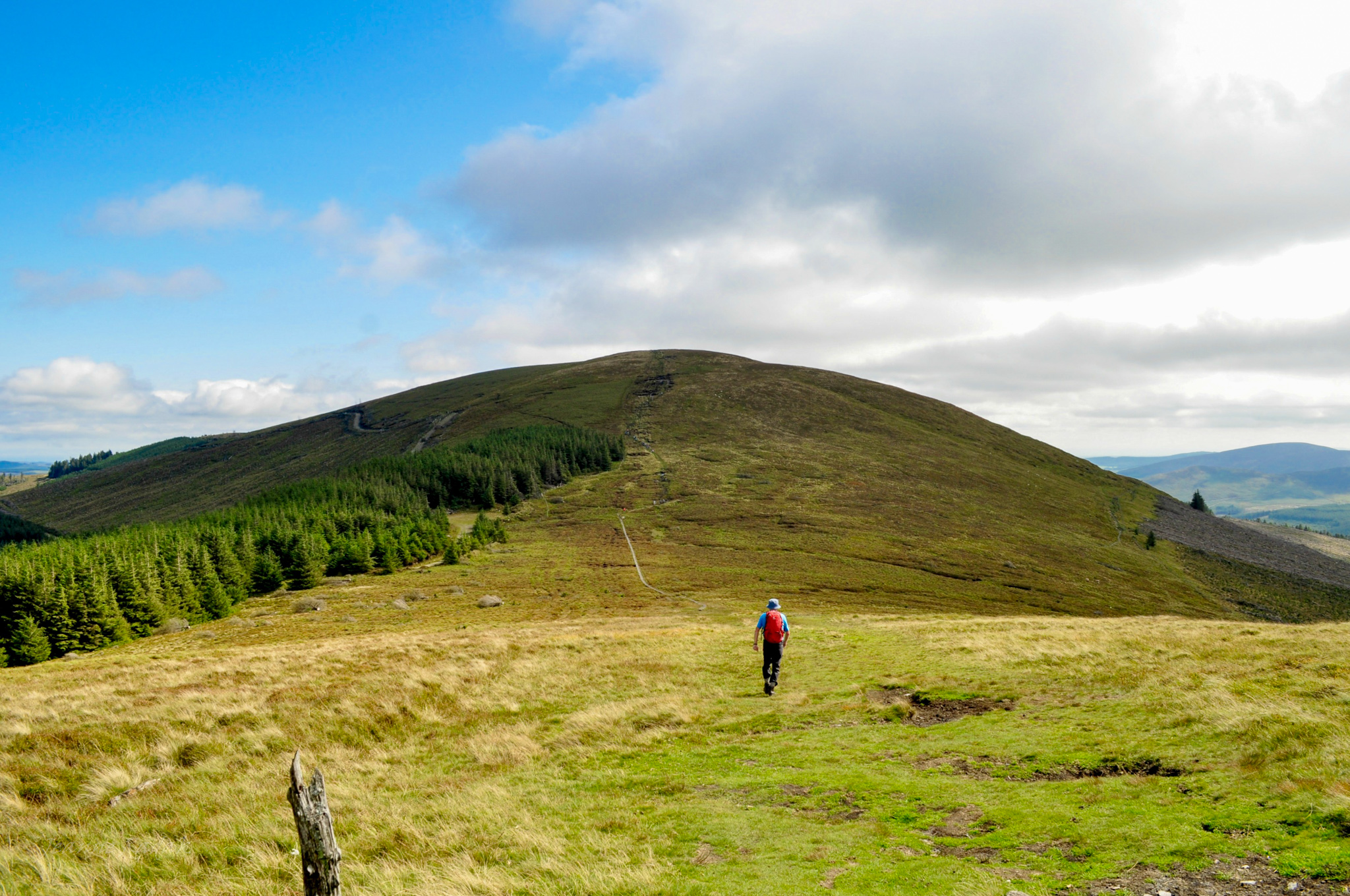 Going over the mountain 1 Wicklow Way