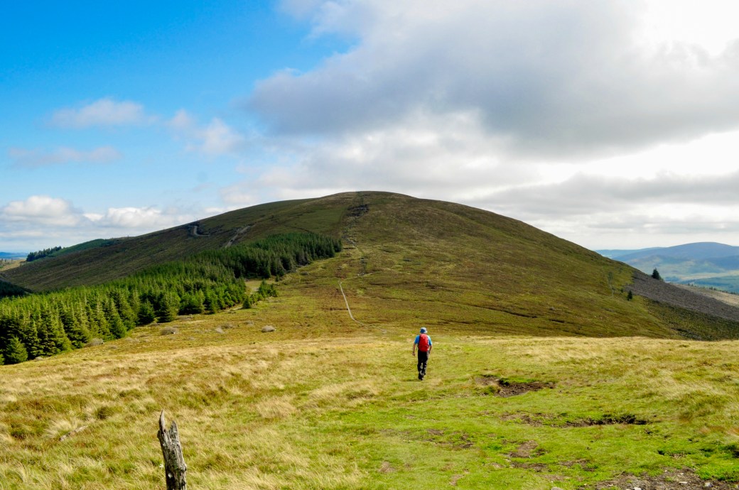 Going over the mountain 1 Wicklow Way